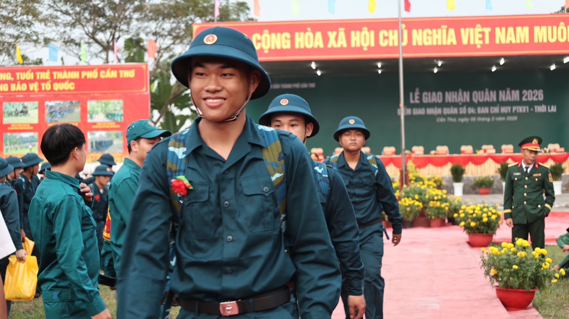 Trang trọng, an toàn Lễ giao, nhận quân tại 46 điểm của Quân khu 9