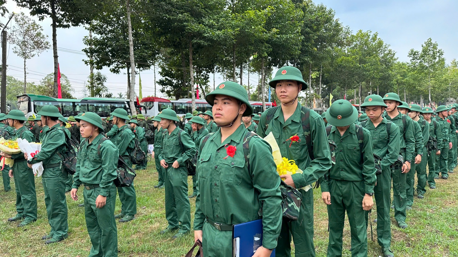 Trang trọng, an toàn Lễ giao, nhận quân tại 46 điểm của Quân khu 9