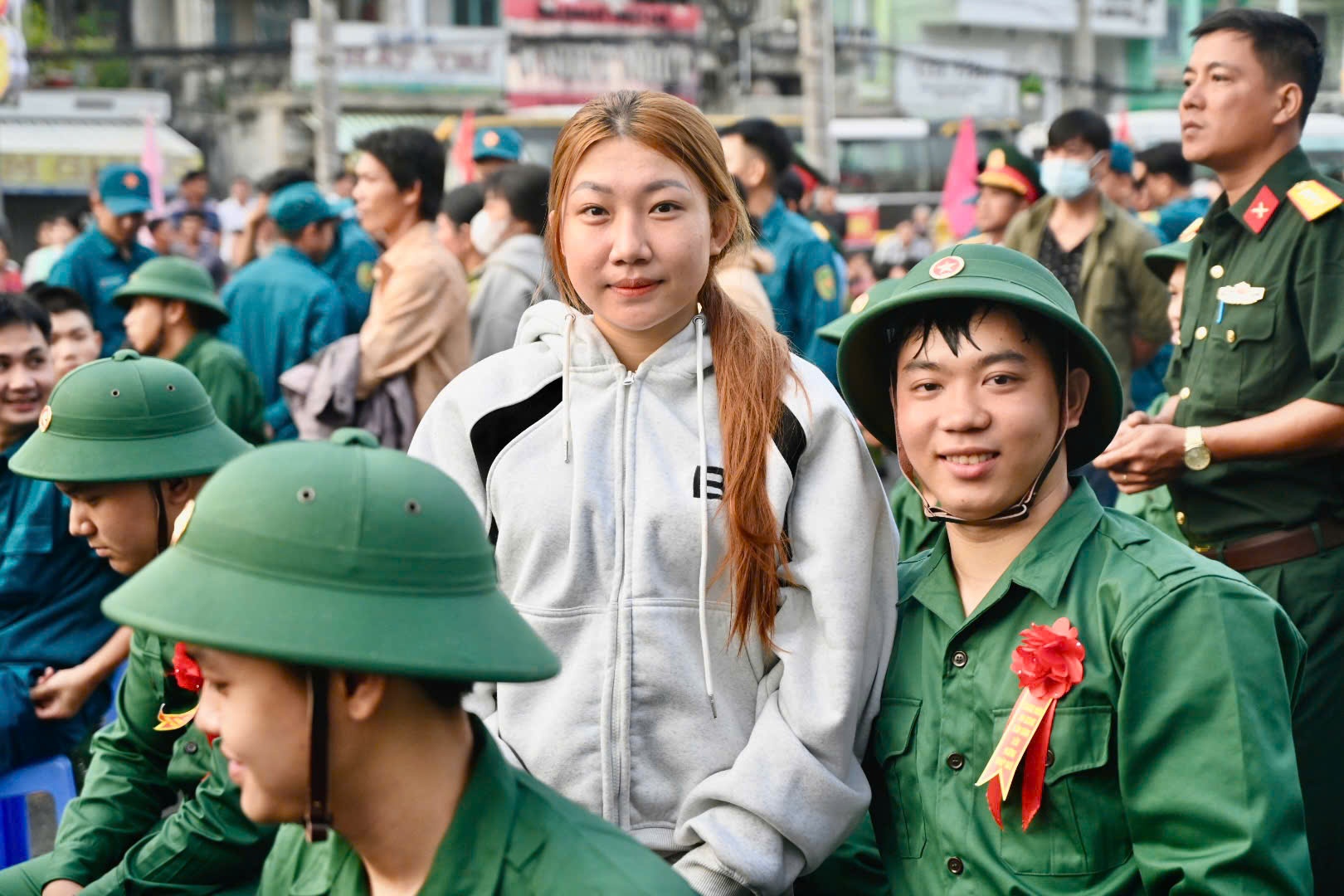 Trang trọng, an toàn Lễ giao, nhận quân tại 46 điểm của Quân khu 9