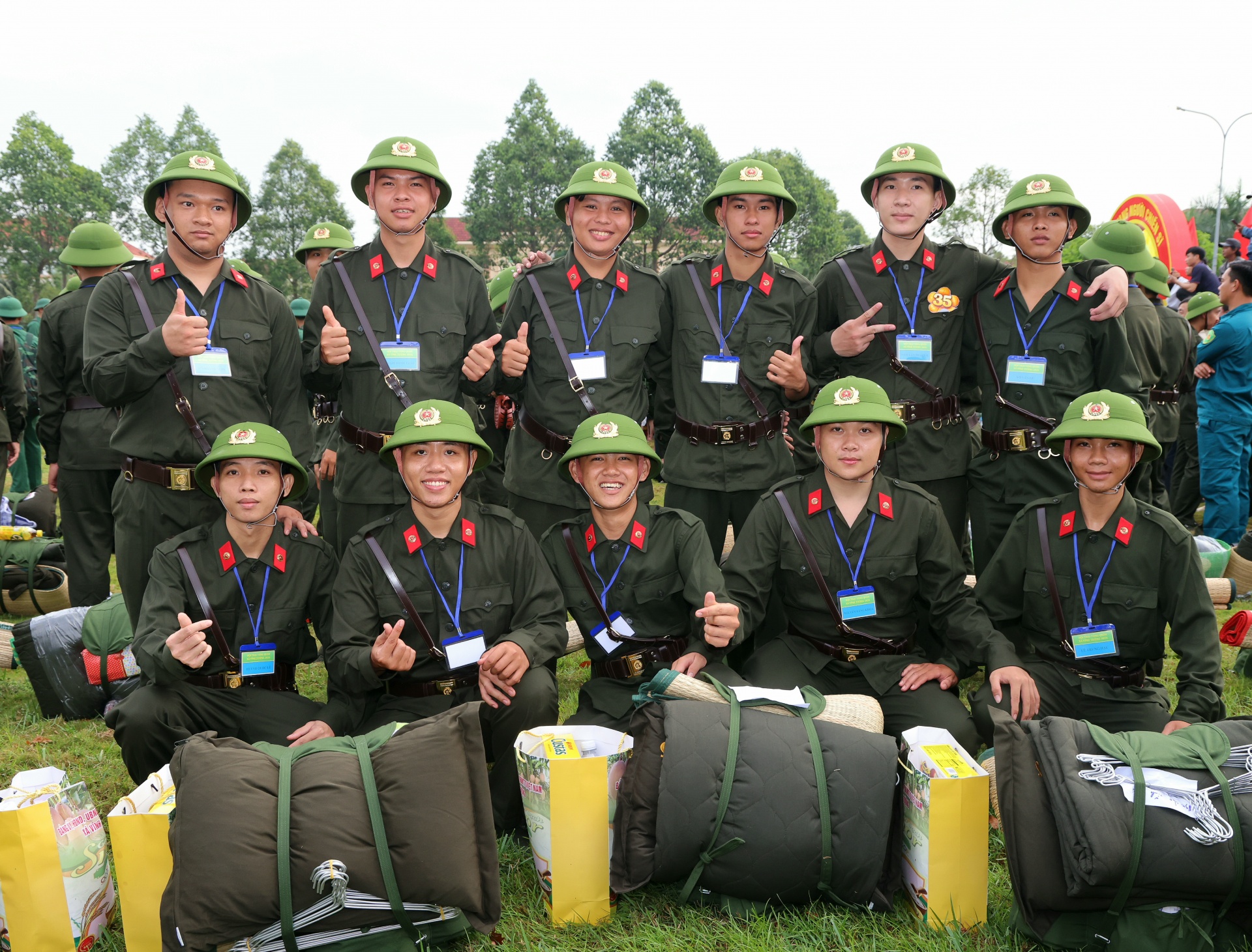 Trang trọng, an toàn Lễ giao, nhận quân tại 46 điểm của Quân khu 9