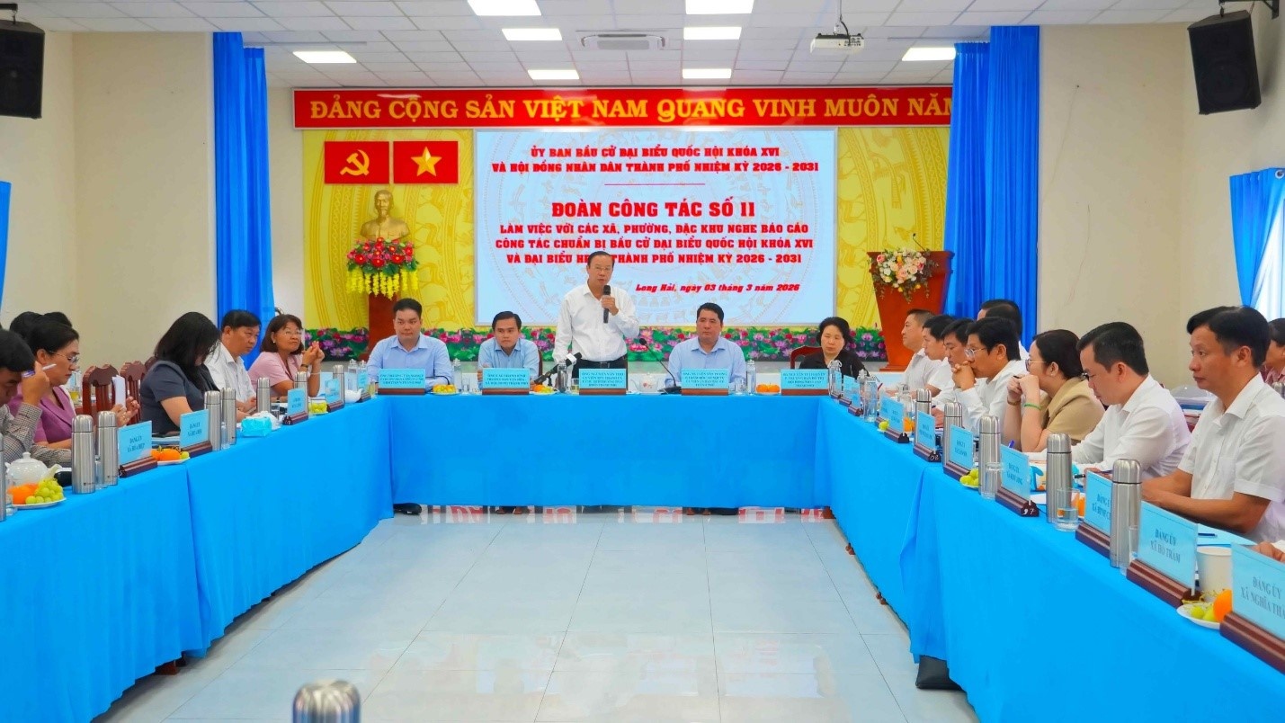    Phó Chủ tịch HĐND TP.HCM Nguyễn Văn Thọ, với tư cách Phó Chủ tịch Thường trực Ủy ban Bầu cử Thành phố và Tổ trưởng Tổ công tác số 11, đã chủ trì buổi làm việc.