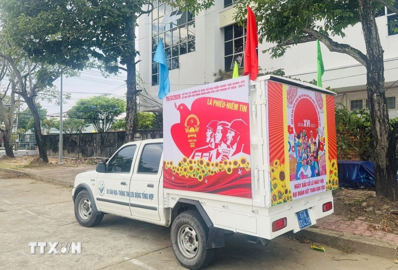 An Giang: Tiếng loa song ngữ lan tỏa không khí bầu cử ở vùng đồng bào Khmer