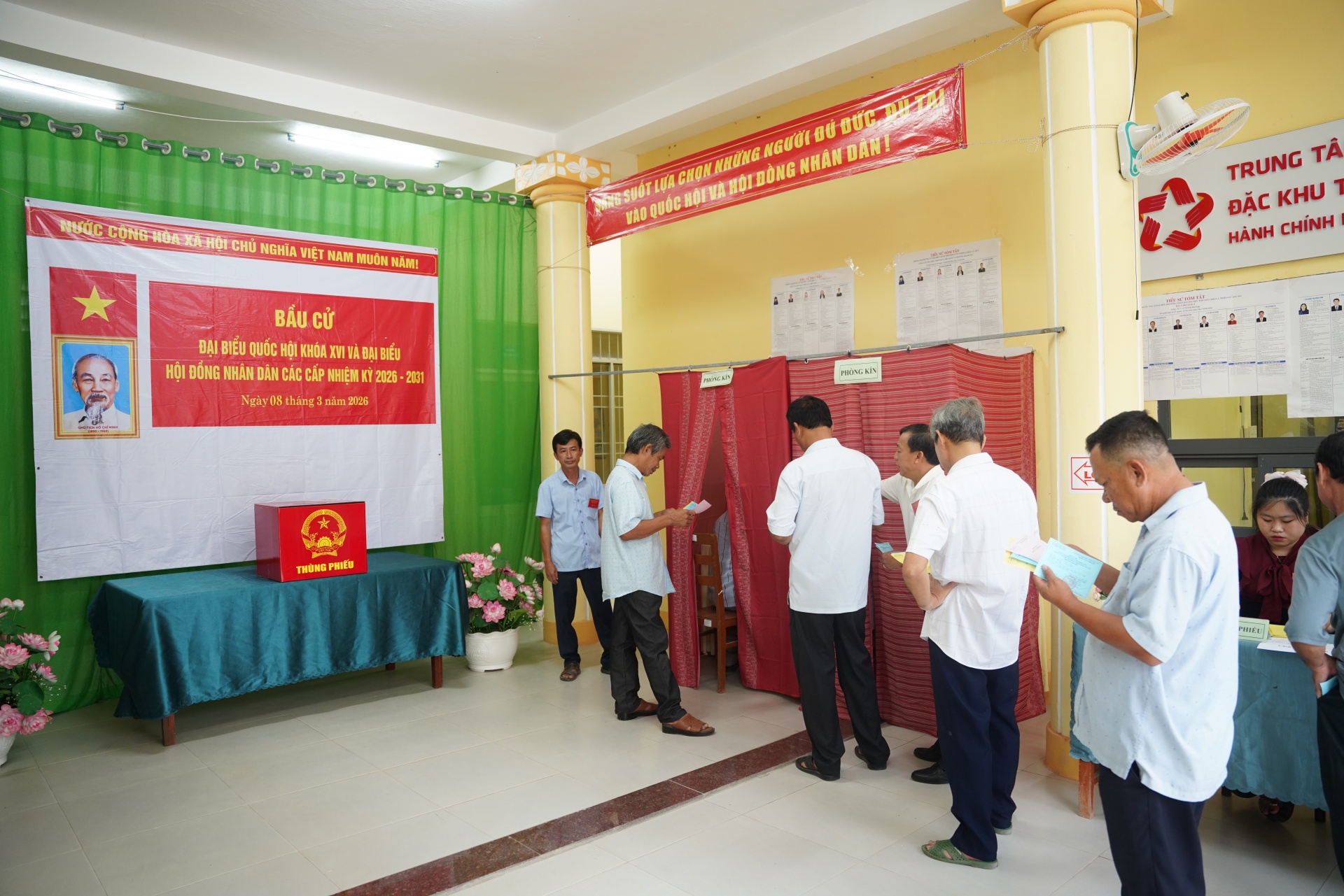 Từ đảo xa Thổ Châu, cử tri gửi trọn niềm tin qua lá phiếu