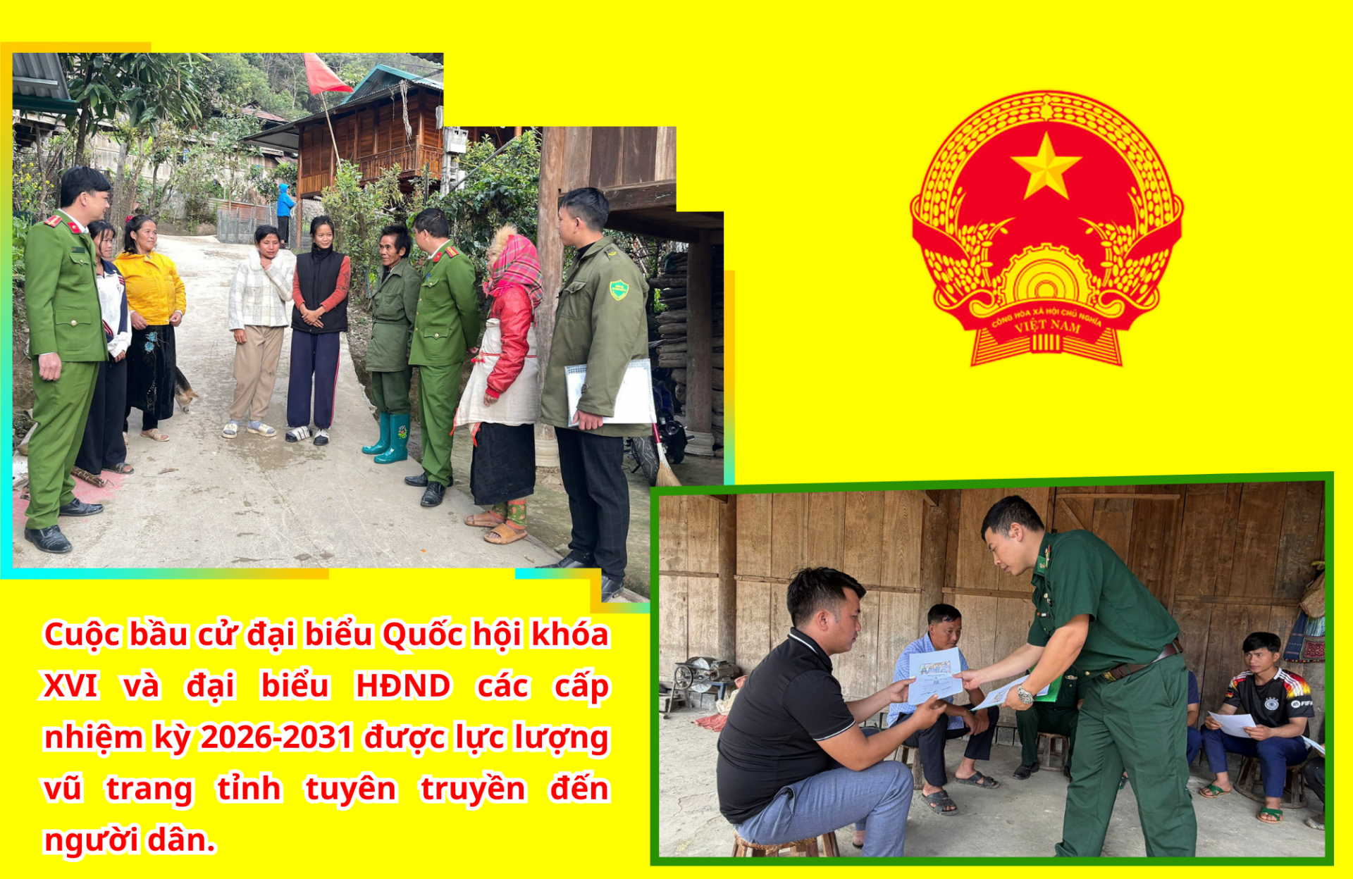 Lai Châu: Nhiều cách làm sáng tạo trong tuyên truyền bầu cử đến với bà con vùng đồng bào Lai Châu: Nhiều cách làm sáng tạo trong tuyên truyền bầu cử đến với bà con vùng đồng bào