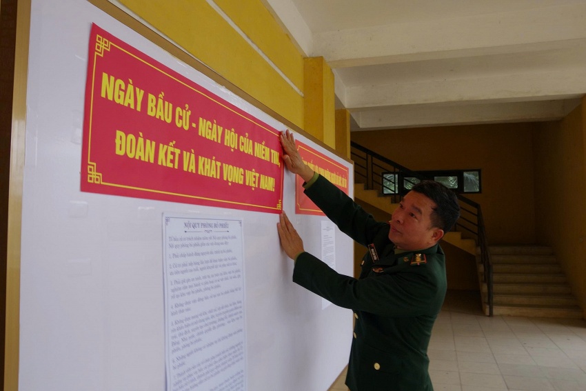 Trung tâm huấn luyện Bộ đội biên phòng: Chủ động, chặt chẽ, toàn diện cho ngày hội bầu cử