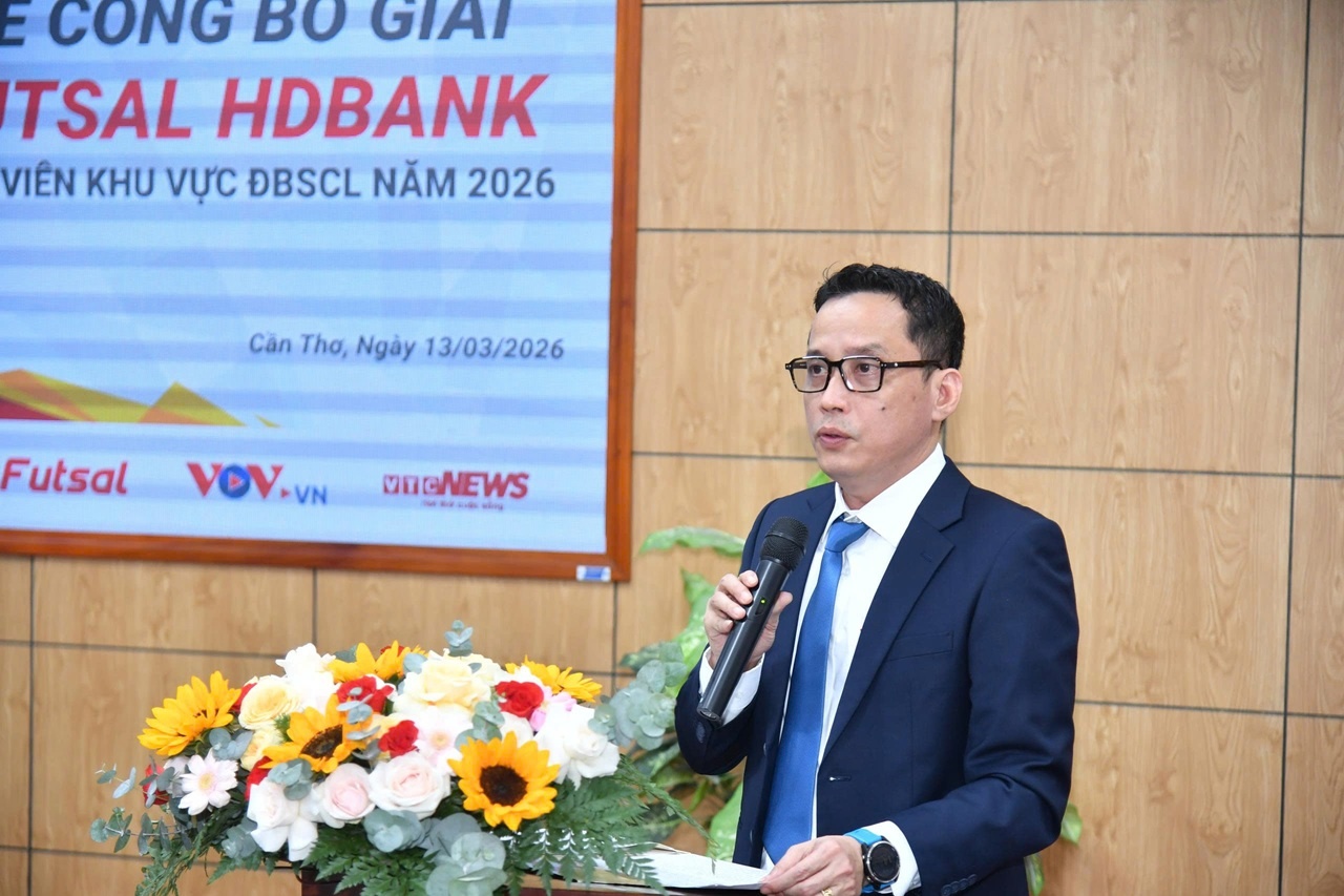 Lễ công bố Giải Futsal HDBank Sinh viên khu vực Đồng bằng sông Cửu Long năm 2026