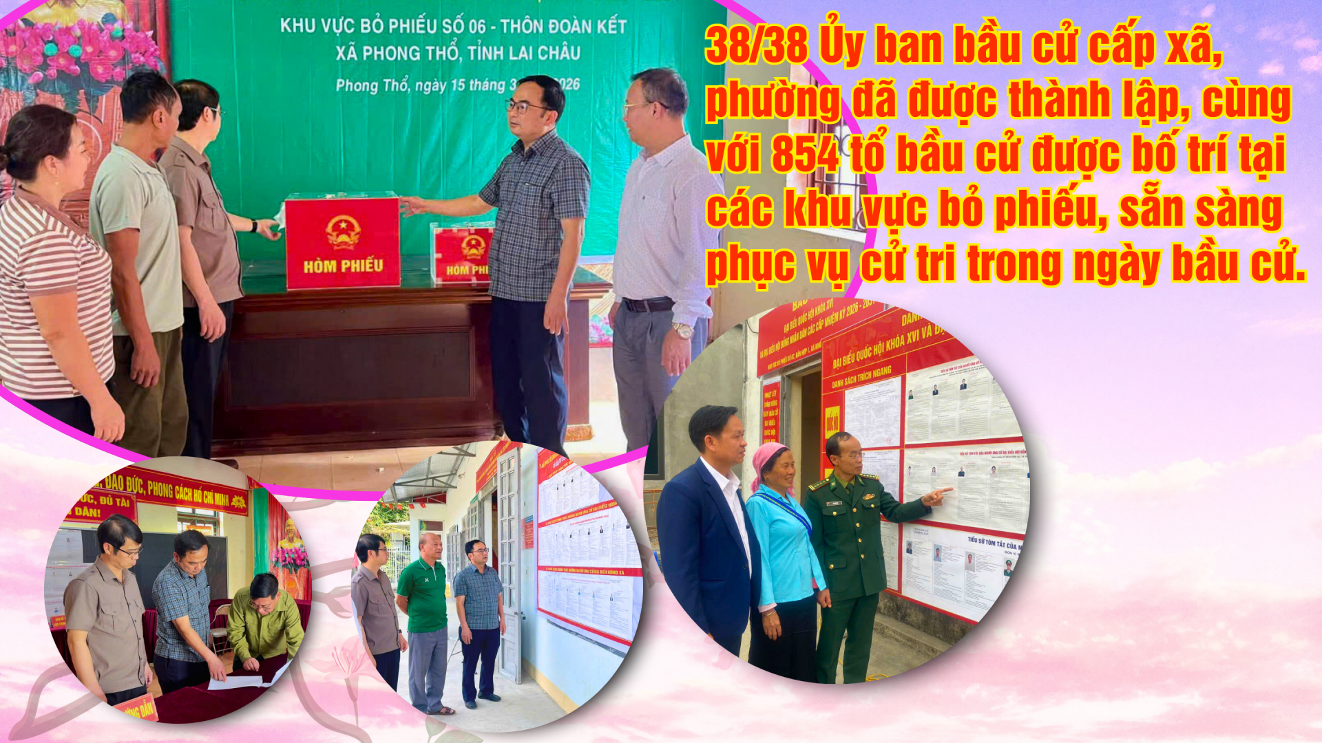 Lai Châu: Mỗi lá phiếu gửi gắm niềm tin của cử tri Lai Châu: Mỗi lá phiếu gửi gắm niềm tin của cử tri