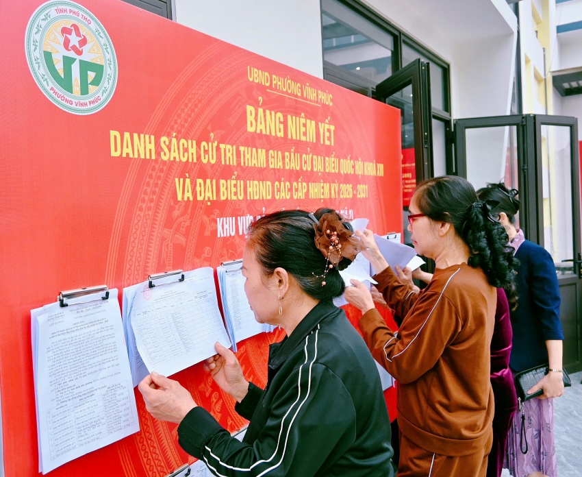 Phú Thọ: Ngày hội bầu cử - Động lực cho kỷ nguyên vươn mình của dân tộc (Bài 2) Phú Thọ: Ngày hội bầu cử - Động lực cho kỷ nguyên vươn mình của dân tộc (Bài 2)