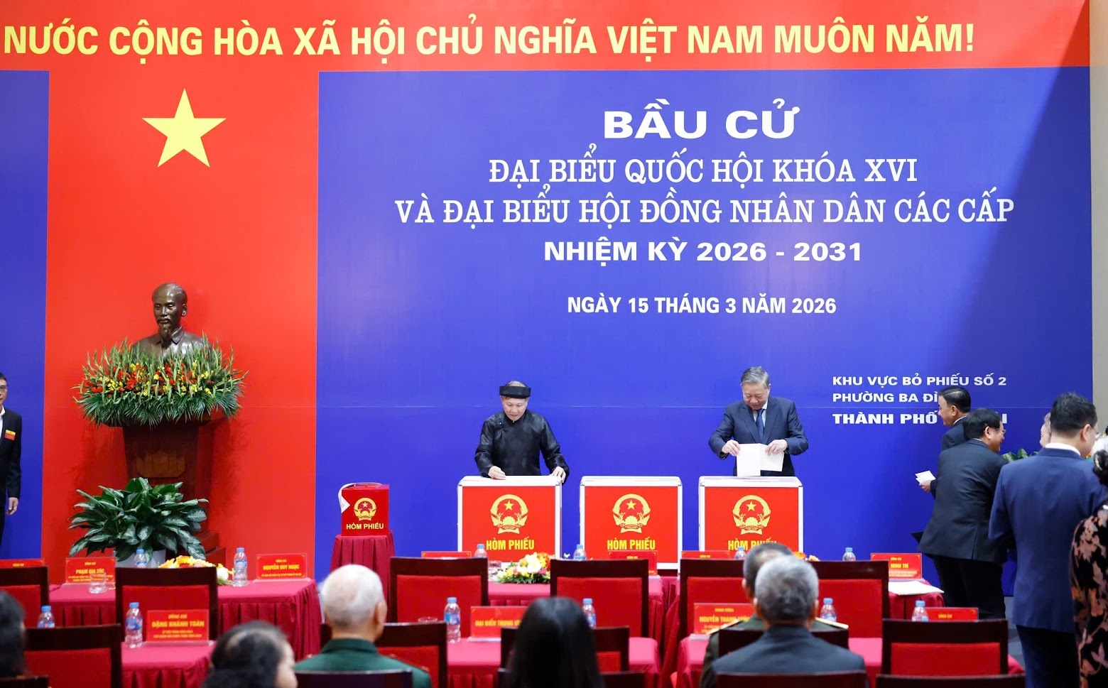 Gần 79 triệu cử tri đi bầu ĐBQH khóa XVI và HĐND các cấp nhiệm kỳ 2026 - 2031 trong ngày hội non sông