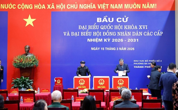 Gần 79 triệu cử tri đi bầu ĐBQH khóa XVI và HĐND các cấp nhiệm kỳ 2026 - 2031 trong ngày hội non sông