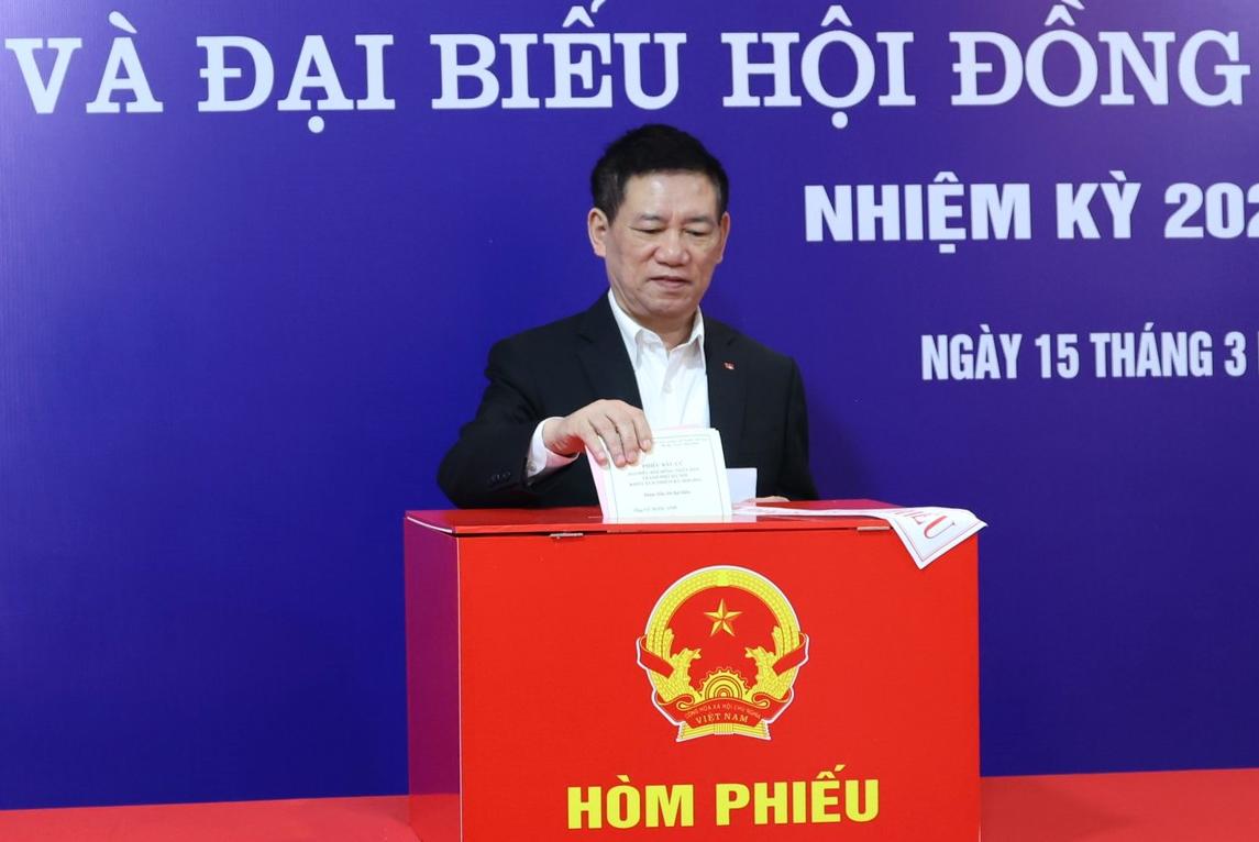 Các đồng chí lãnh đạo Đảng, Nhà nước hòa cùng 'Ngày hội non sông'