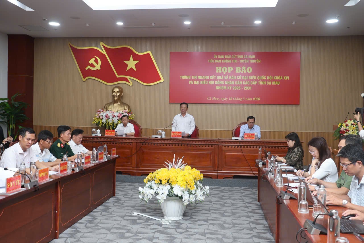 Bầu cử tại Cà Mau diễn ra an toàn, tỷ lệ cử tri đạt 99,94%