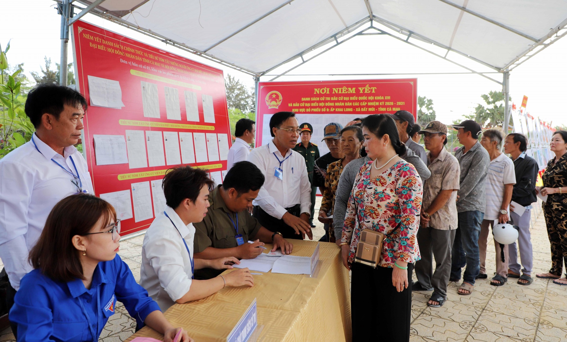 Bầu cử tại Cà Mau diễn ra an toàn, tỷ lệ cử tri đạt 99,94%