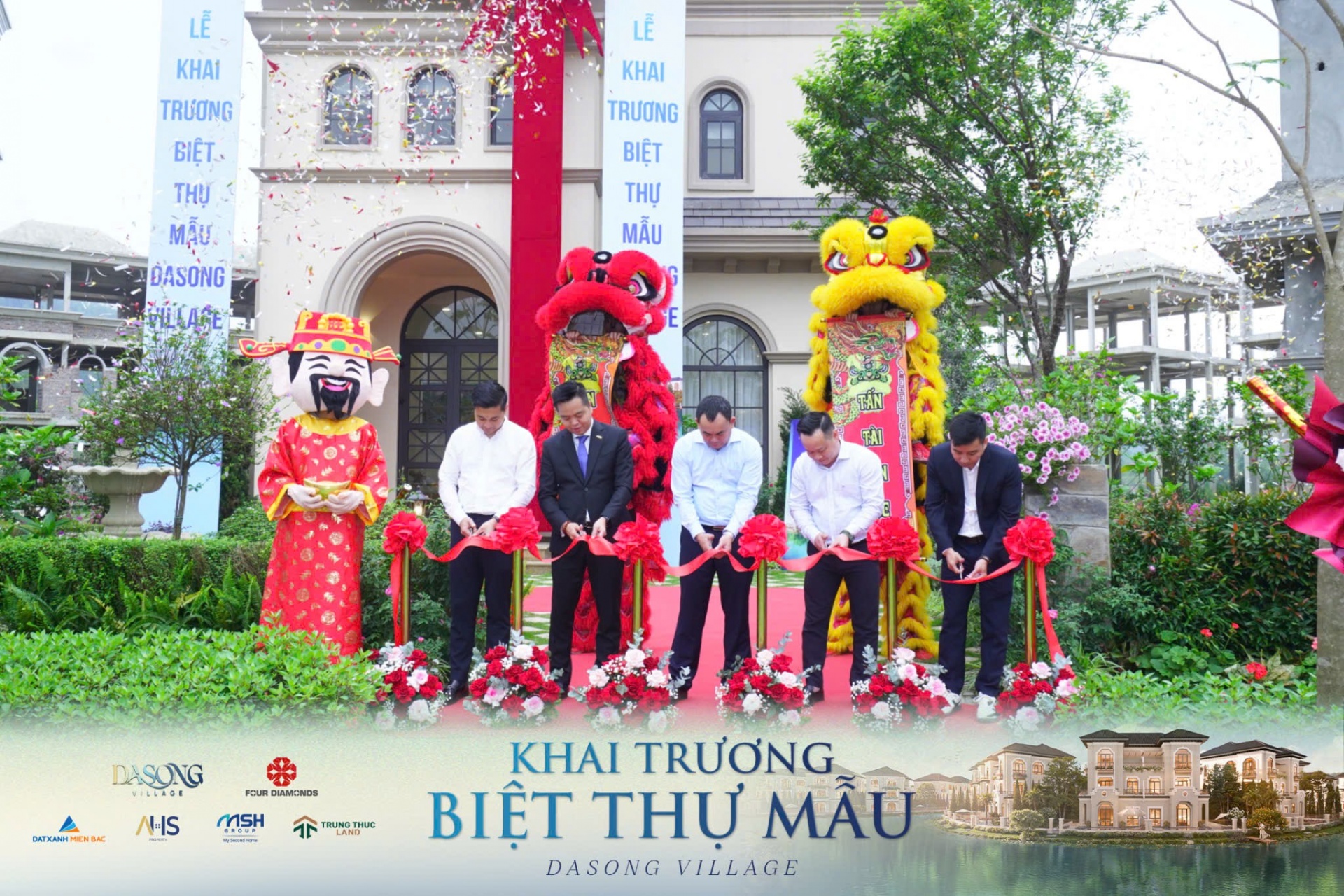 Ảnh.  Chính thức khai trương biệt thự mẫu Dasong Village