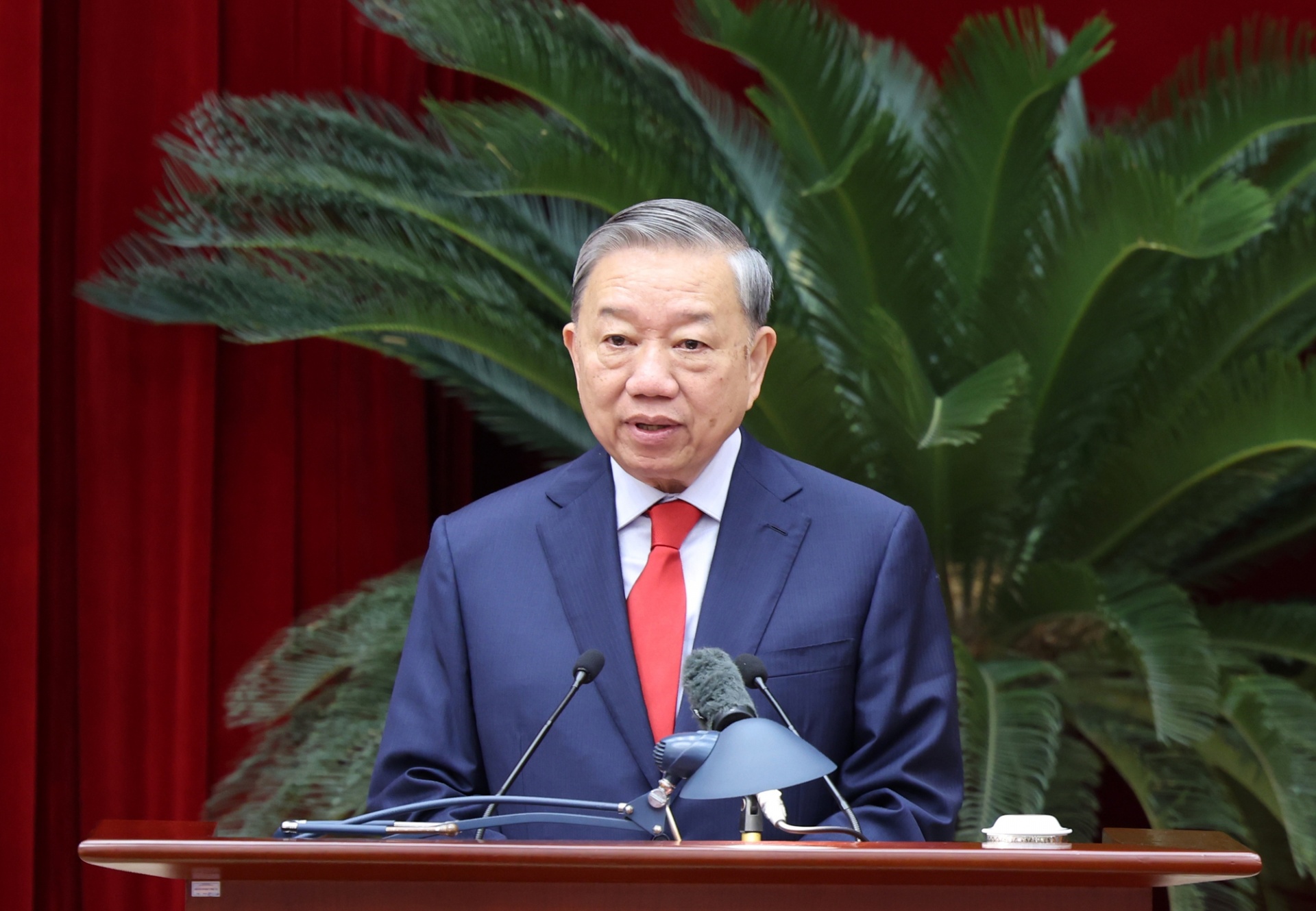   Tổng Bí thư Tô Lâm: Phải nhận thức thật sâu sắc rằng đây là Hội nghị đặt nền móng vận hành cho cả nhiệm kỳ - Ảnh VGP