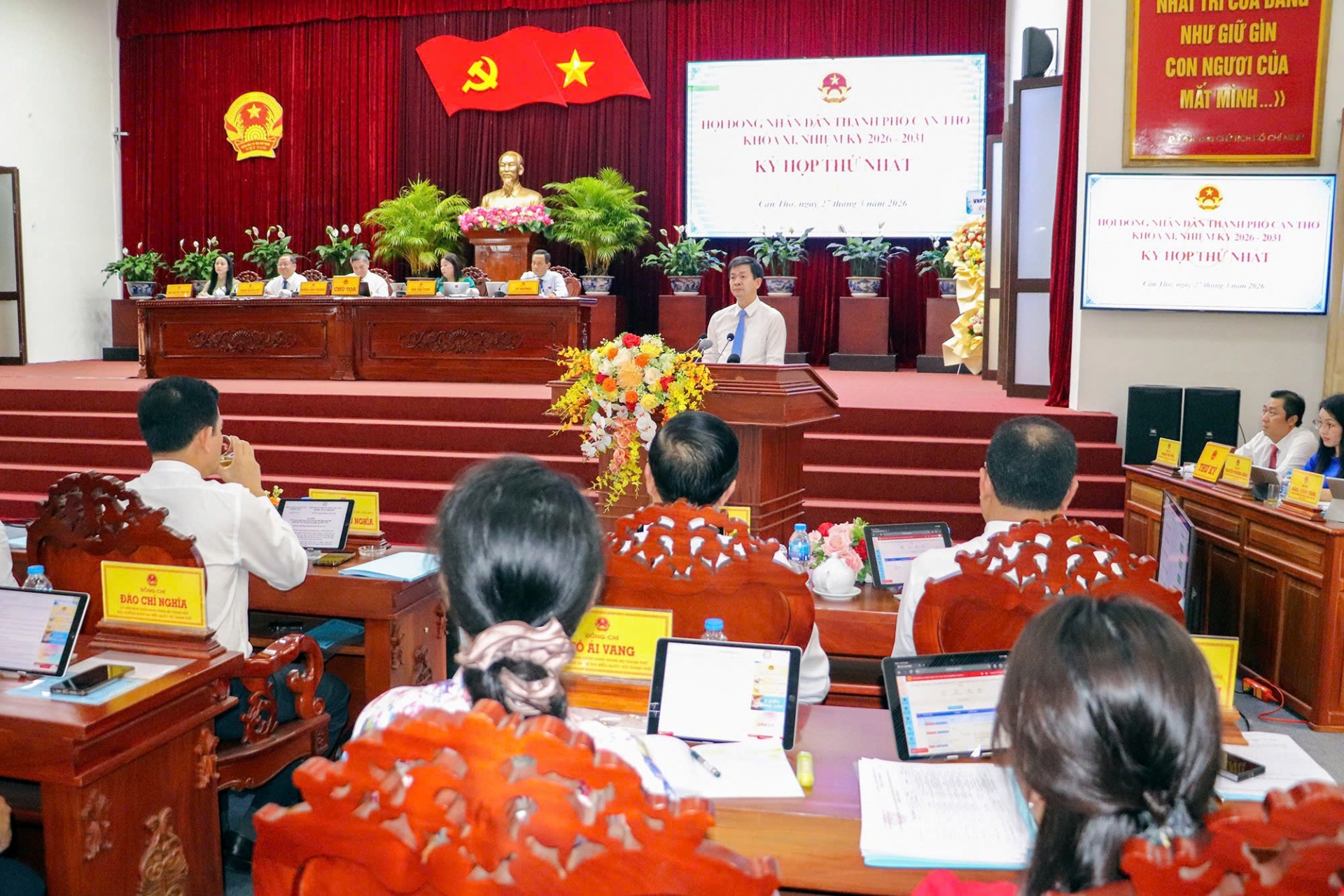 Ông Đồng Văn Thanh, Ủy viên Trung ương Đảng, Phó Bí thư Thành ủy tái đặc cử Chủ tịch HĐND TP Cần Thơ