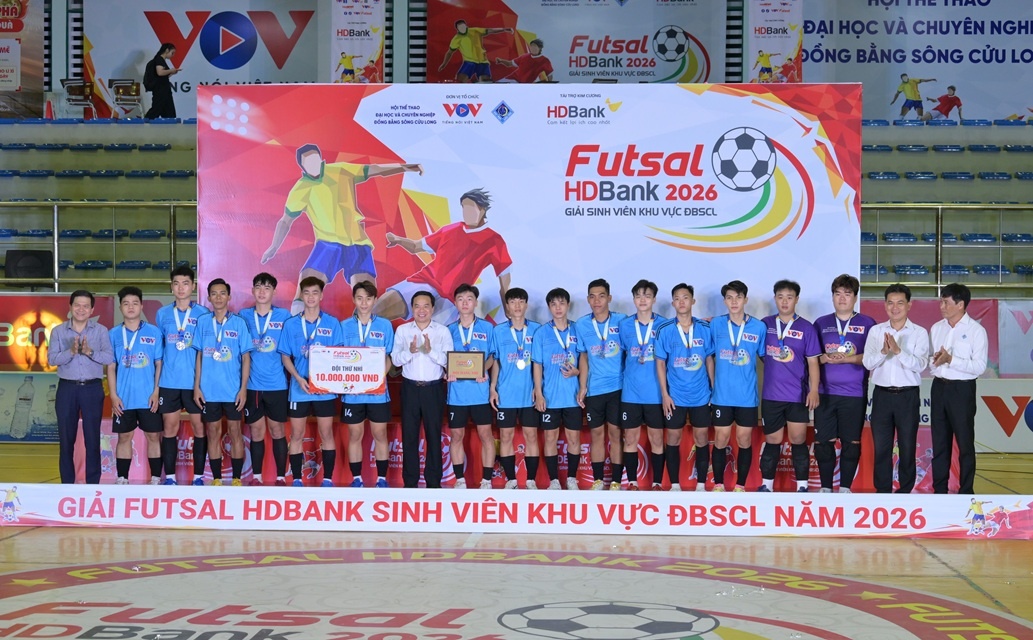 Bế mạc Giải Futsal HDBank sinh viên khu vực Đồng bằng sông Cửu Long