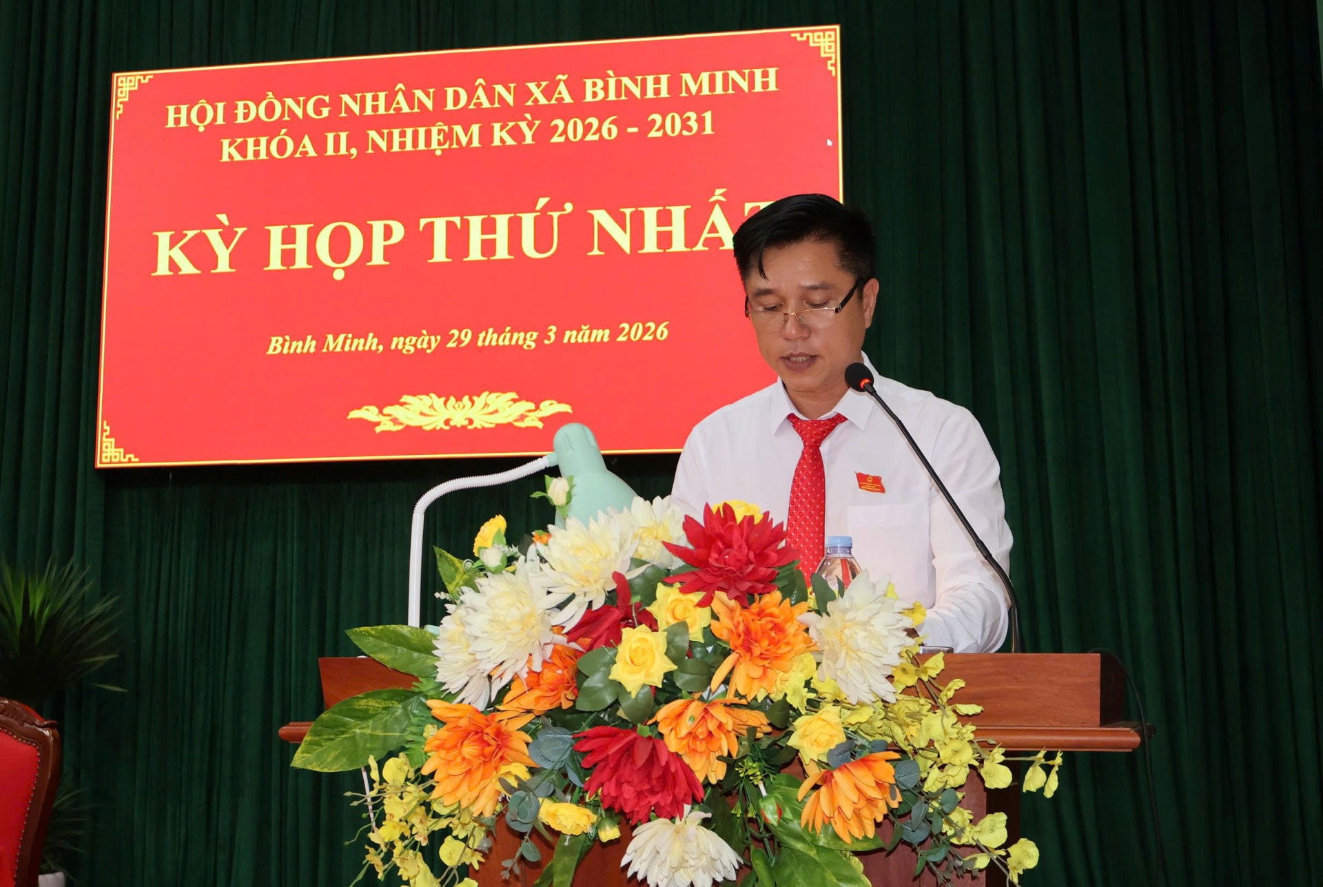 Ninh Bình: Kỳ họp thứ nhất Hội đồng nhân dân xã Bình Minh khoá II, nhiệm kỳ 2026-2031 kiện toàn các chức danh chủ chốt HĐND và UBND