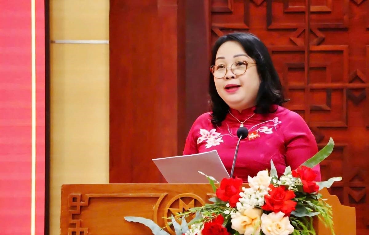  Bà Cao Thị Hòa An phát biểu tại kỳ họp thứ nhất HĐND tỉnh Đắk Lắk khóa XI, nhiệm kỳ 2026 – 2031.