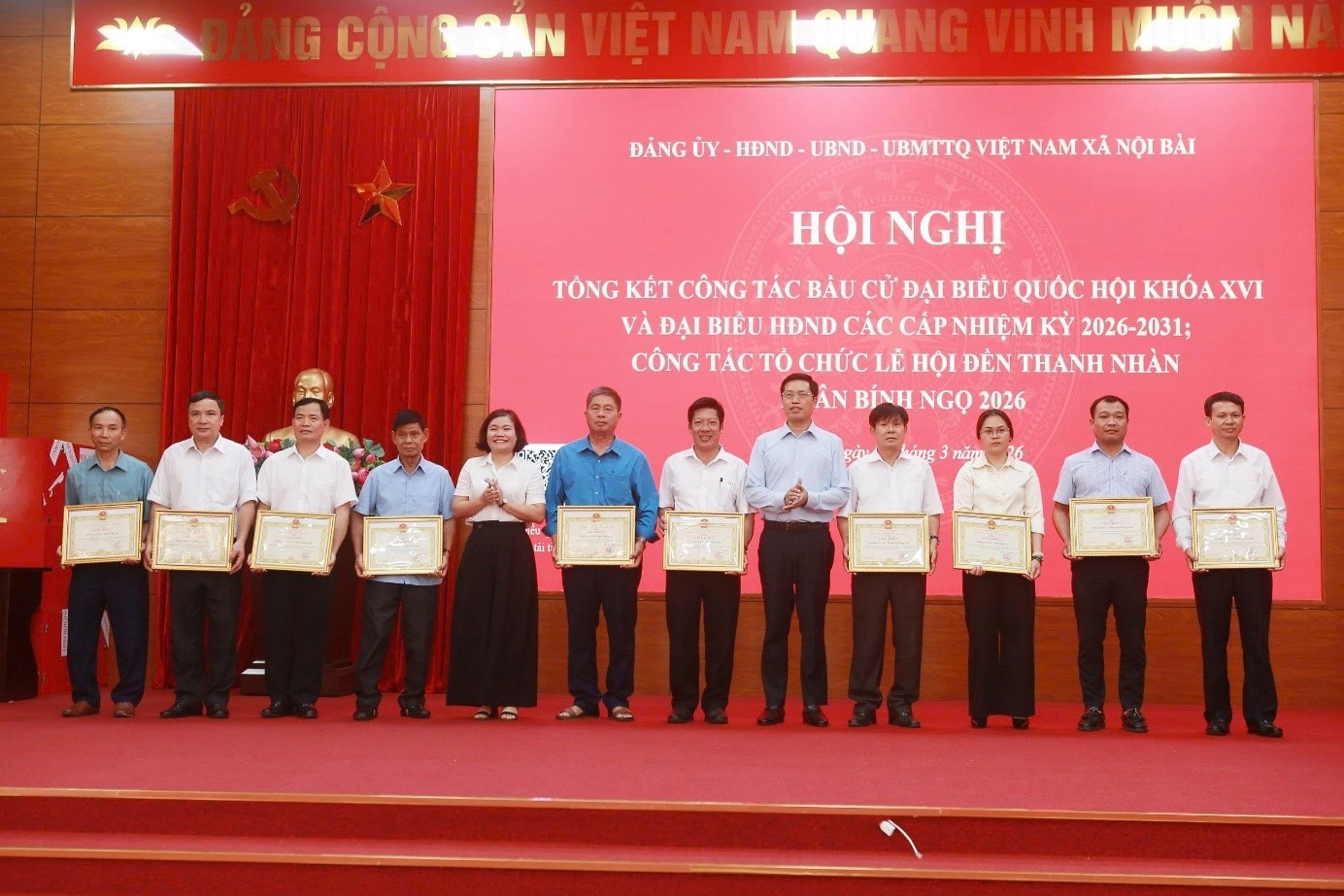 Xã Nội Bài (Hà Nội): Đồng bộ giải pháp xây dựng Đảng, phát triển kinh tế - xã hội và nâng cao chất lượng đời sống nhân dân Xã Nội Bài (Hà Nội): Đồng bộ giải pháp xây dựng Đảng, phát triển kinh tế - xã hội và nâng cao chất lượng đời sống nhân dân