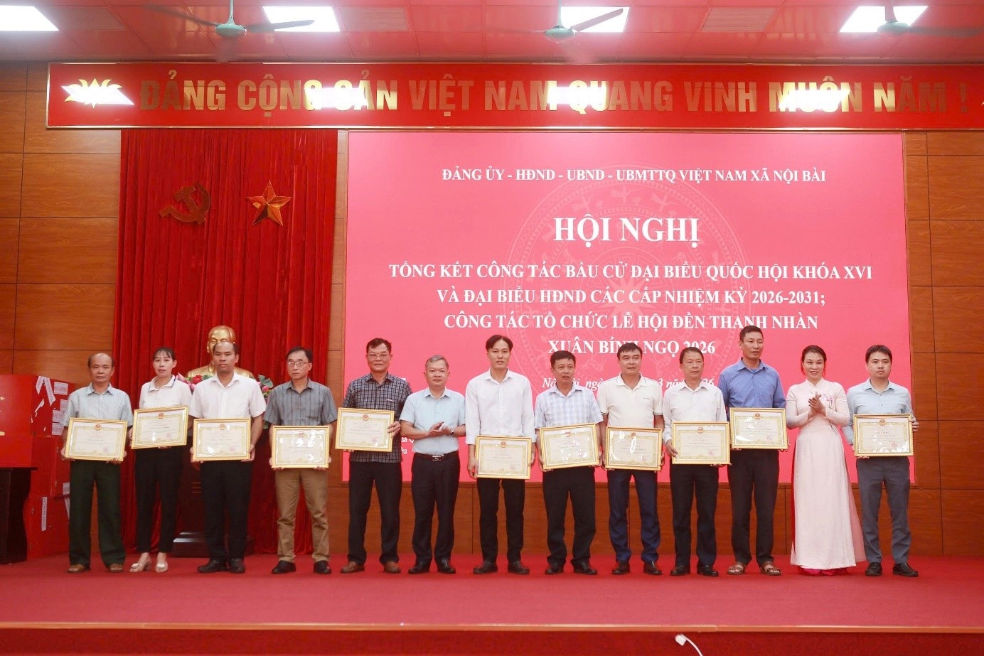 Xã Nội Bài (Hà Nội): Đồng bộ giải pháp xây dựng Đảng, phát triển kinh tế - xã hội và nâng cao chất lượng đời sống nhân dân Xã Nội Bài (Hà Nội): Đồng bộ giải pháp xây dựng Đảng, phát triển kinh tế - xã hội và nâng cao chất lượng đời sống nhân dân