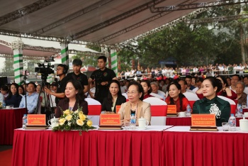 Phú Thọ: Phó Chủ tịch nước Võ Thị Ánh Xuân cùng nhiều lãnh đaọ Bộ, ngành dự lễ Khai hội Tây Thiên