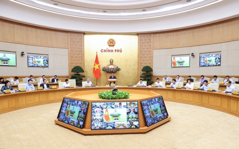    Thủ tướng Chính phủ Phạm Minh Chính chủ trì phiên họp Chính phủ thường kỳ tháng 3/2026 và Hội nghị trực tuyến Chính phủ với địa phương - Ảnh: VGP