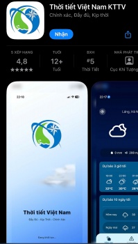 Ra mắt ứng dụng cảnh báo thời tiết nguy hiểm, cực đoan