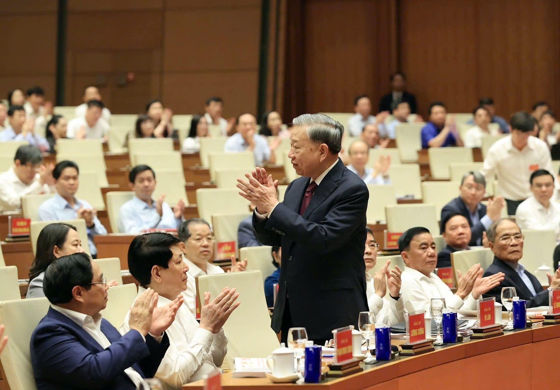 Tổng Bí thư, Chủ tịch nước Tô Lâm và các đại biểu dự Hội nghị - Ảnh: VGP Tổng Bí thư, Chủ tịch nước Tô Lâm và các đại biểu dự Hội nghị - Ảnh: VGP