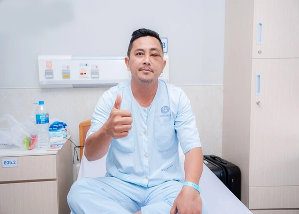    Người bệnh khỏe mạnh sau một tuần chăm sóc hậu phẫu  ẢNH: BVCC