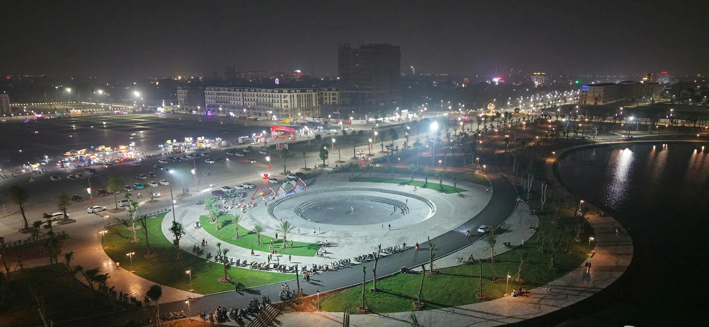 Công viên 2-9 đối diện Quảng trường Vạn Xuân, tạo điểm nhấn cảnh quan khu vực