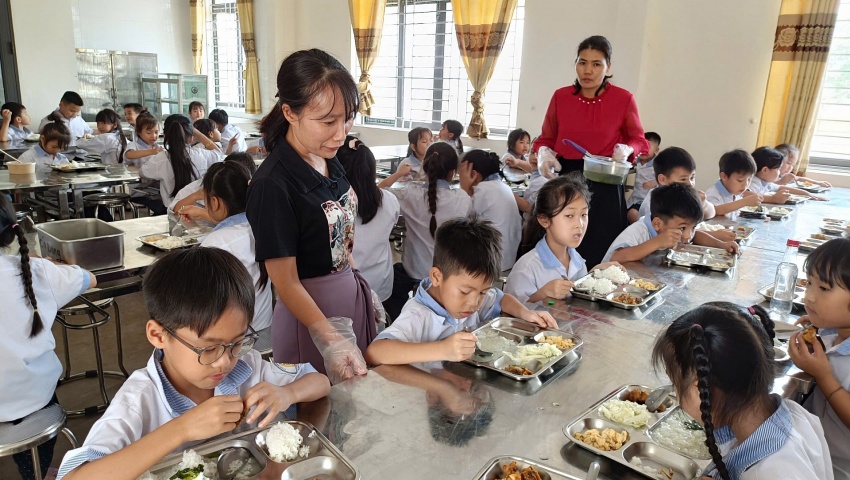Xã Hoàng An (Phú Thọ) siết chặt an toàn thực phẩm học đường, bảo vệ sức khỏe học sinh