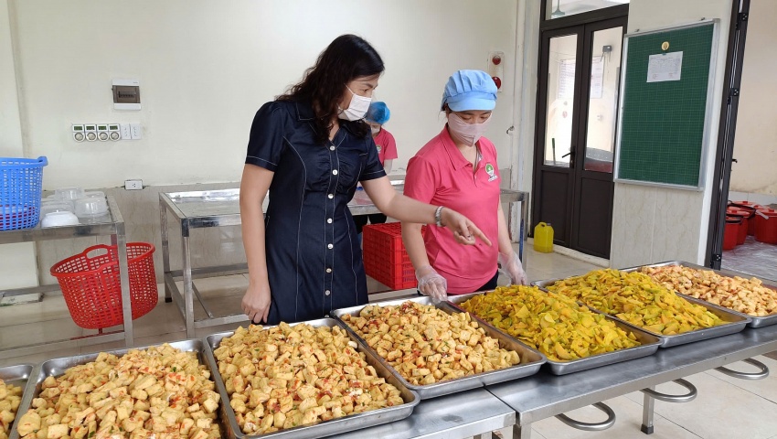 Xã Hoàng An (Phú Thọ) siết chặt an toàn thực phẩm học đường, bảo vệ sức khỏe học sinh