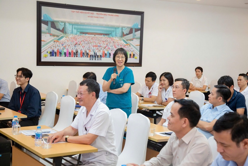 Bệnh viện Đa khoa Vĩnh Phúc học tập kinh nghiệm triển khai kỹ thuật ghép tế bào gốc tại Viện Huyết học – Truyền máu Trung ương Bệnh viện Đa khoa Vĩnh Phúc học tập kinh nghiệm triển khai kỹ thuật ghép tế bào gốc tại Viện Huyết học – Truyền máu Trung ương