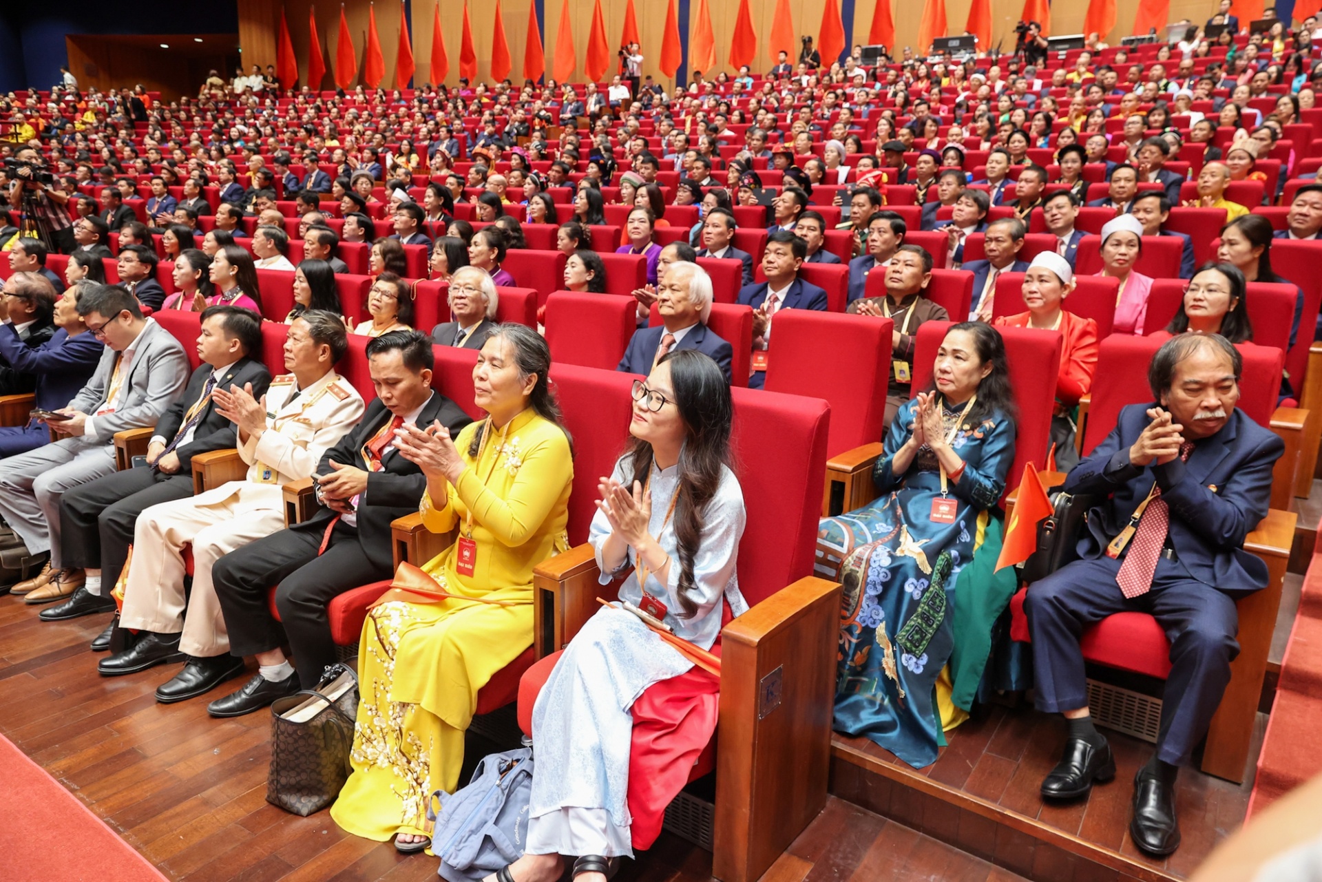 Các đại biểu dự Đại hội đại biểu toàn quốc MTTQ Việt Nam lần thứ XI, nhiệm kỳ 2026 - 2031 - Ảnh: VGP/Nhật Bắc - Ảnh: VGP