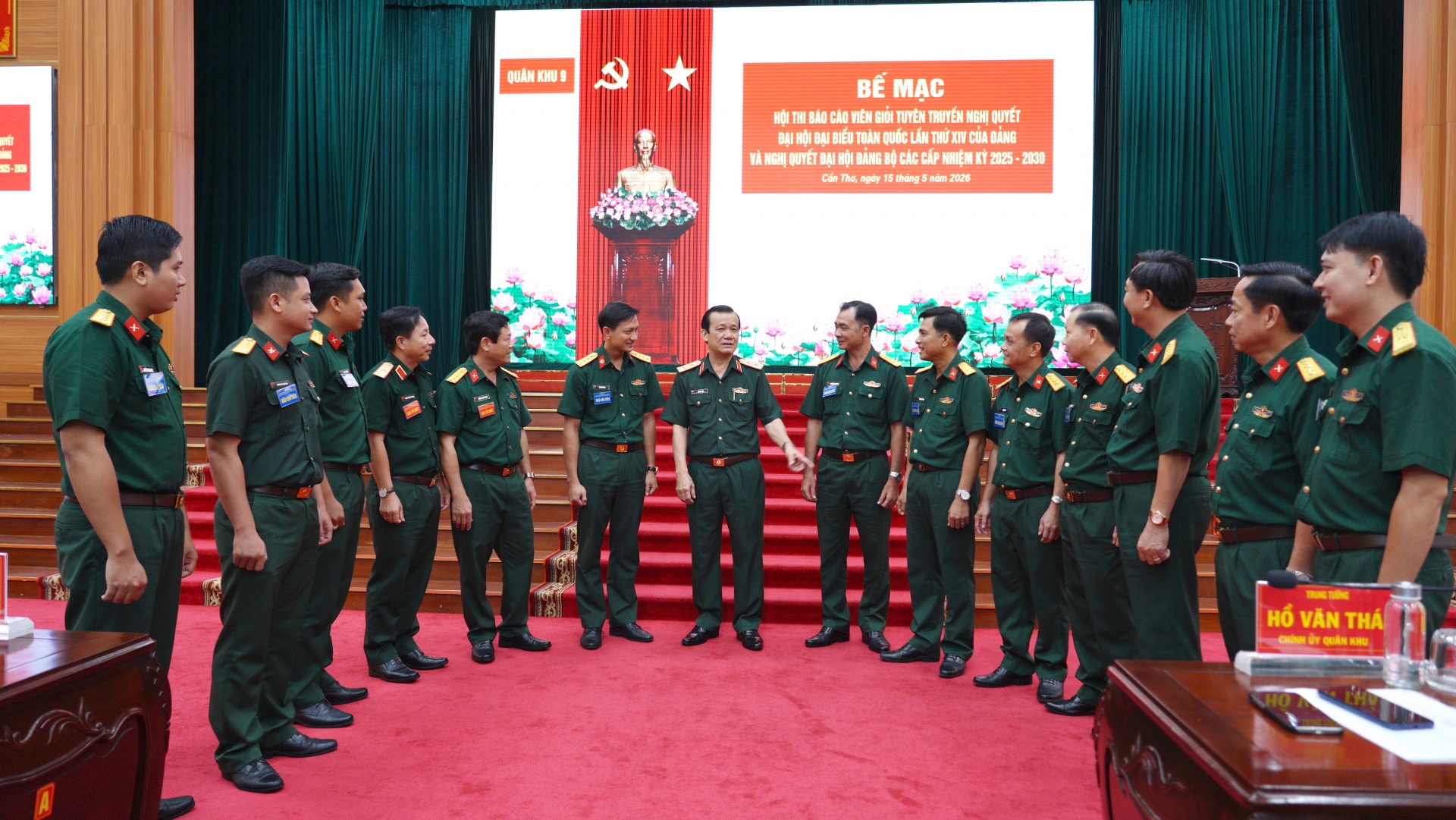 Quân khu 9: Chú trọng bồi dưỡng, rèn luyện đội ngũ báo cáo viên Quân khu 9: Chú trọng bồi dưỡng, rèn luyện đội ngũ báo cáo viên