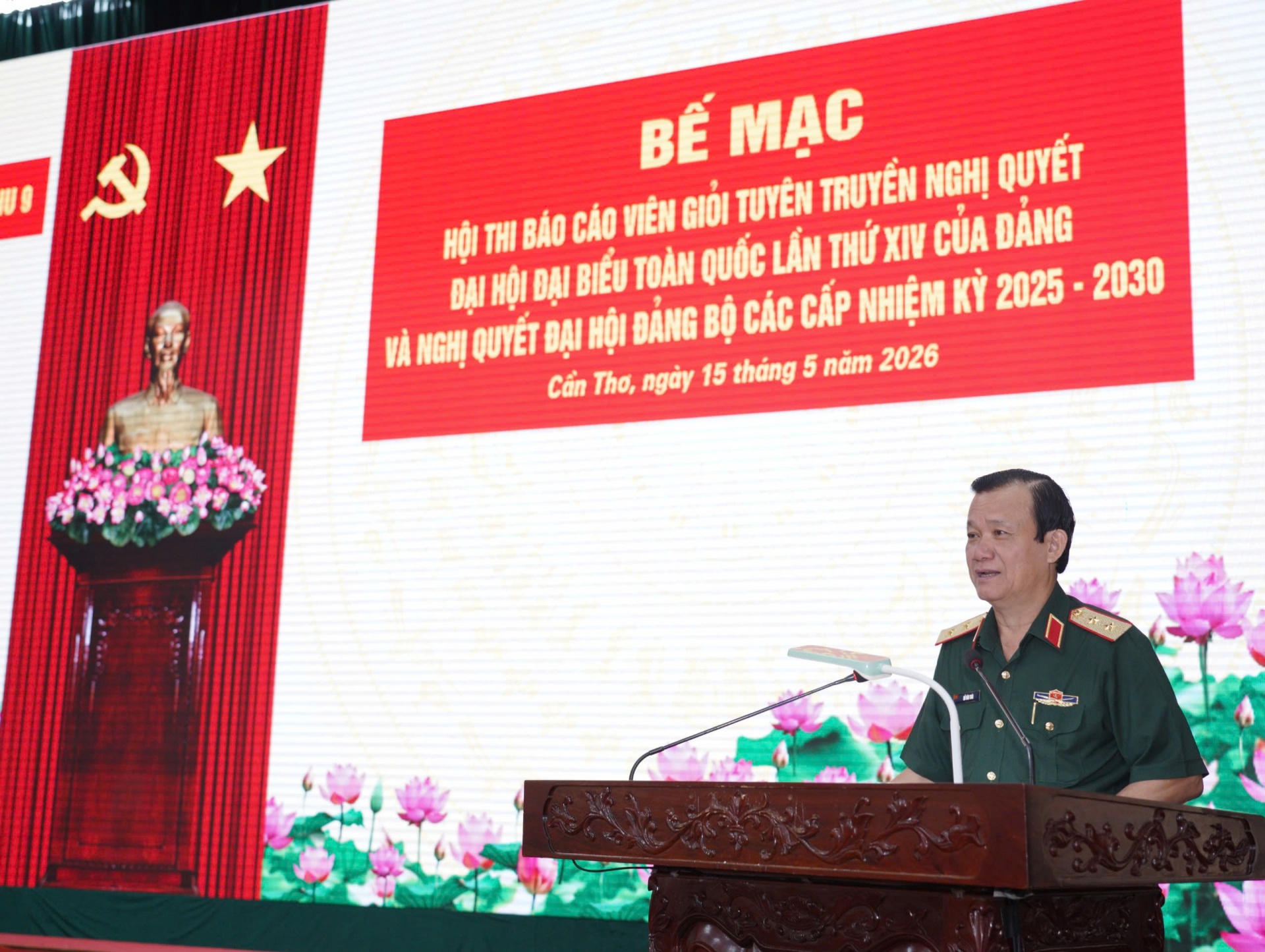 Quân khu 9: Chú trọng bồi dưỡng, rèn luyện đội ngũ báo cáo viên Quân khu 9: Chú trọng bồi dưỡng, rèn luyện đội ngũ báo cáo viên