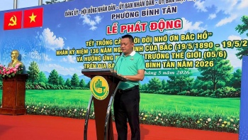 Phường Bình Tân (TP HCM) phát động trồng cây nhớ Bác