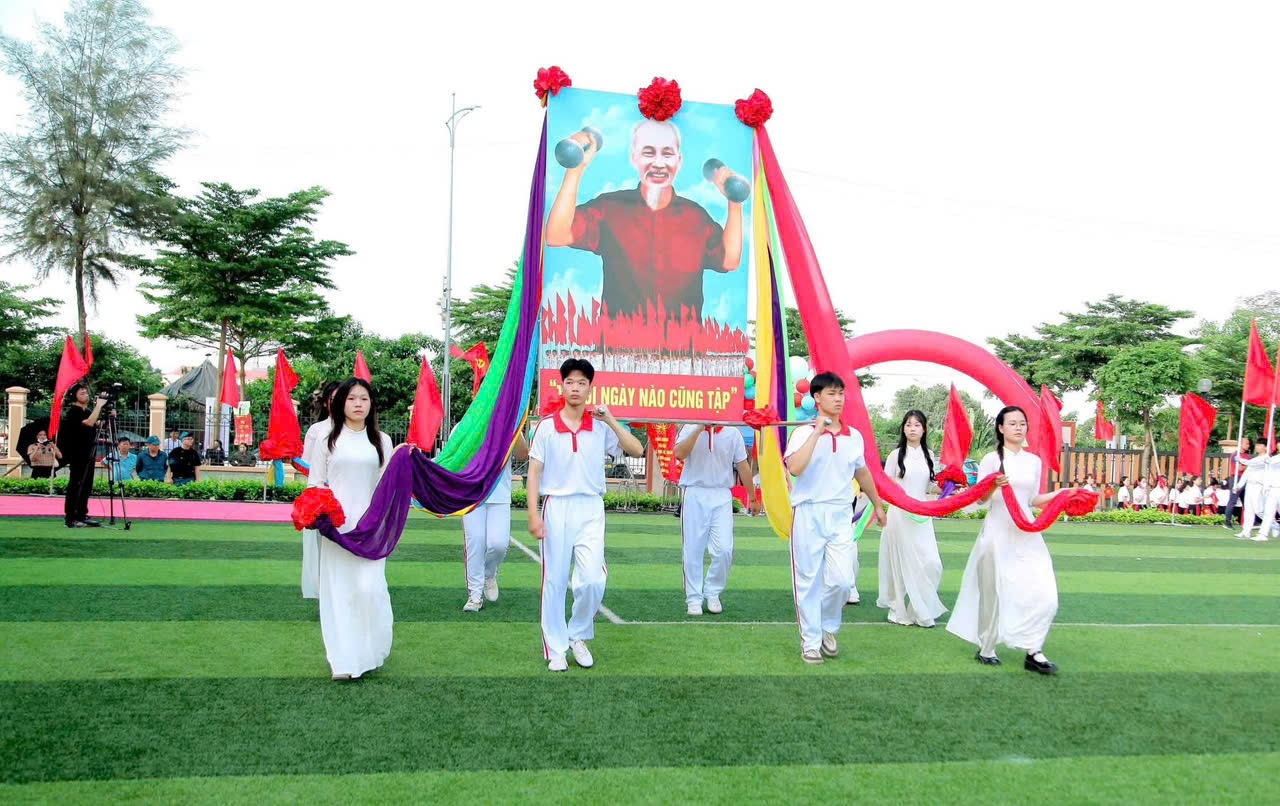 Xã Văn Giang (Hưng Yên) khai mạc Đại hội Thể dục thể thao lần thứ I