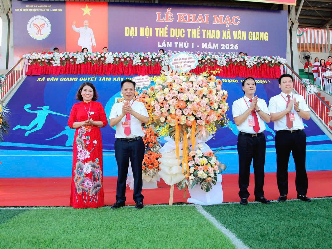 Xã Văn Giang (Hưng Yên) khai mạc Đại hội Thể dục thể thao lần thứ I
