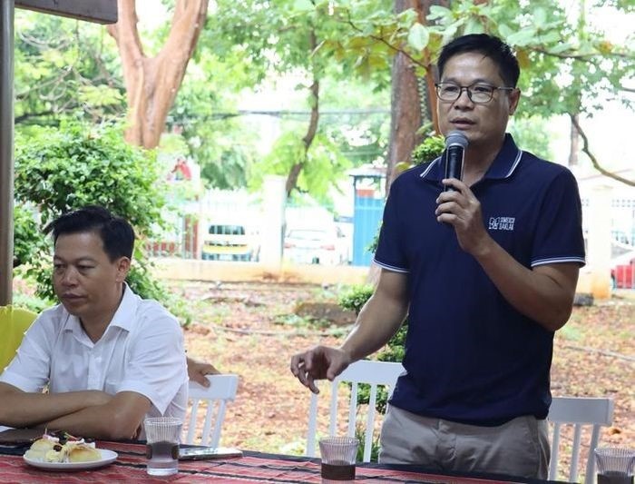 Ông Lê Đức Huy, Chủ tịch Hội đồng thành viên Công ty TNHH MTV Xuất nhập khẩu 2/9 Đắk Lắk, kiến nghị với lãnh đạo tỉnh Đắk Lắk . Ảnh: Báo Đắk Lắk. Ông Lê Đức Huy, Chủ tịch Hội đồng thành viên Công ty TNHH MTV Xuất nhập khẩu 2/9 Đắk Lắk, kiến nghị với lãnh đạo tỉnh Đắk Lắk . Ảnh: Báo Đắk Lắk.