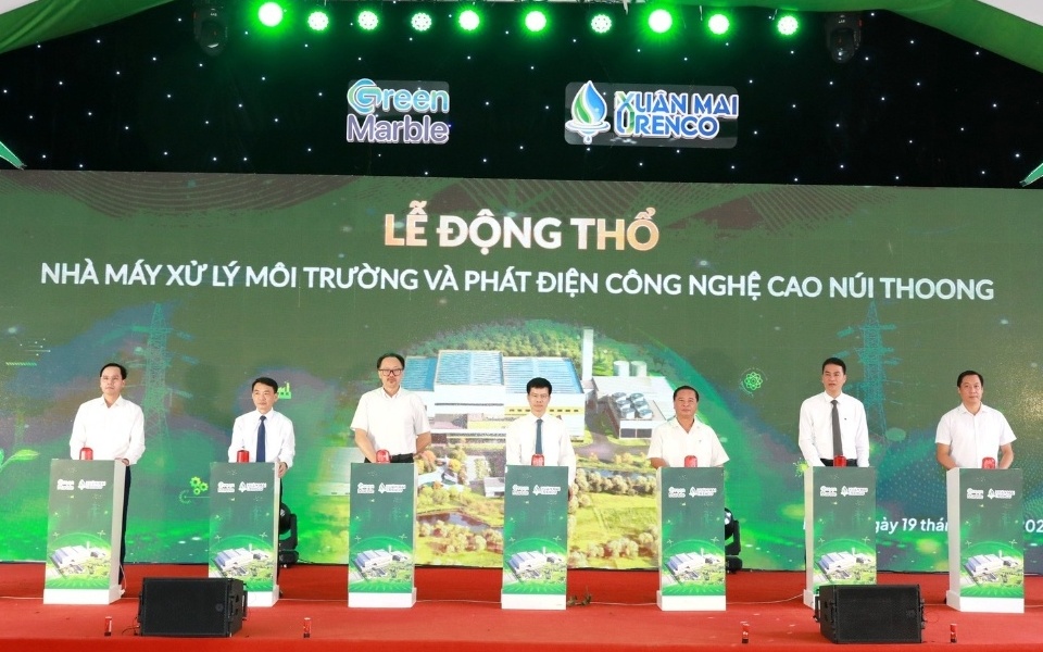 Hà Nội khởi công nhà máy điện rác Núi Thoong hơn 5.250 tỷ đồng, tăng năng lực bảo vệ môi trường