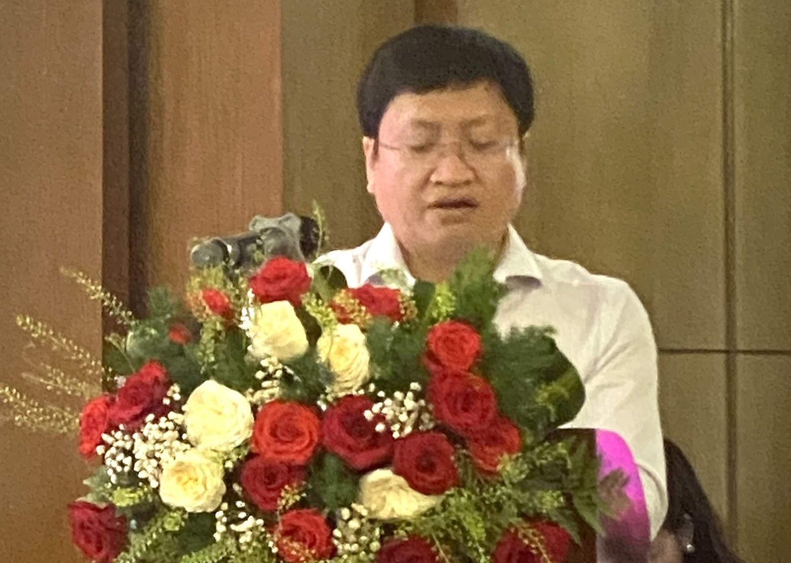 Ông Huỳnh Tấn Hải, Phó Giám đốc Sở Công Thương tỉnh Khánh Hòa phát biểu tại buổi họp báo. Ông Huỳnh Tấn Hải, Phó Giám đốc Sở Công Thương tỉnh Khánh Hòa phát biểu tại buổi họp báo.