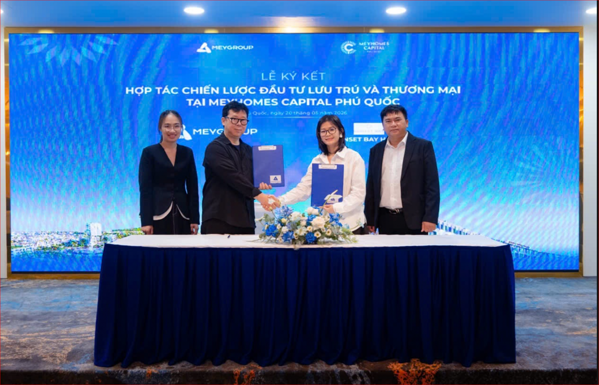 Meyhomes Capital Phú Quốc ký kết hợp tác chiến lược đầu tư lưu trú và thương mại