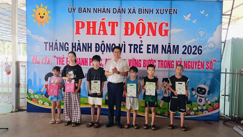Bình Xuyên (Phú Thọ) chăm lo trẻ em, chủ động phòng chống đuối nước dịp hè