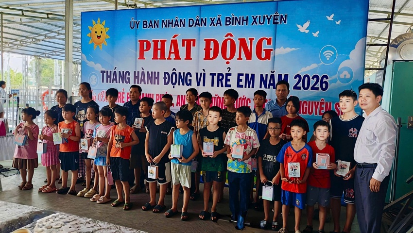 Bình Xuyên (Phú Thọ) chăm lo trẻ em, chủ động phòng chống đuối nước dịp hè