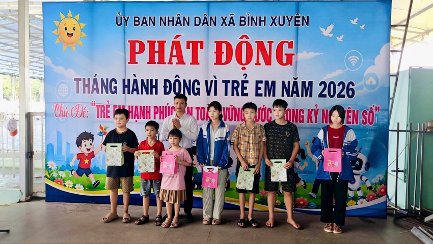 Bình Xuyên (Phú Thọ) chăm lo trẻ em, chủ động phòng chống đuối nước dịp hè