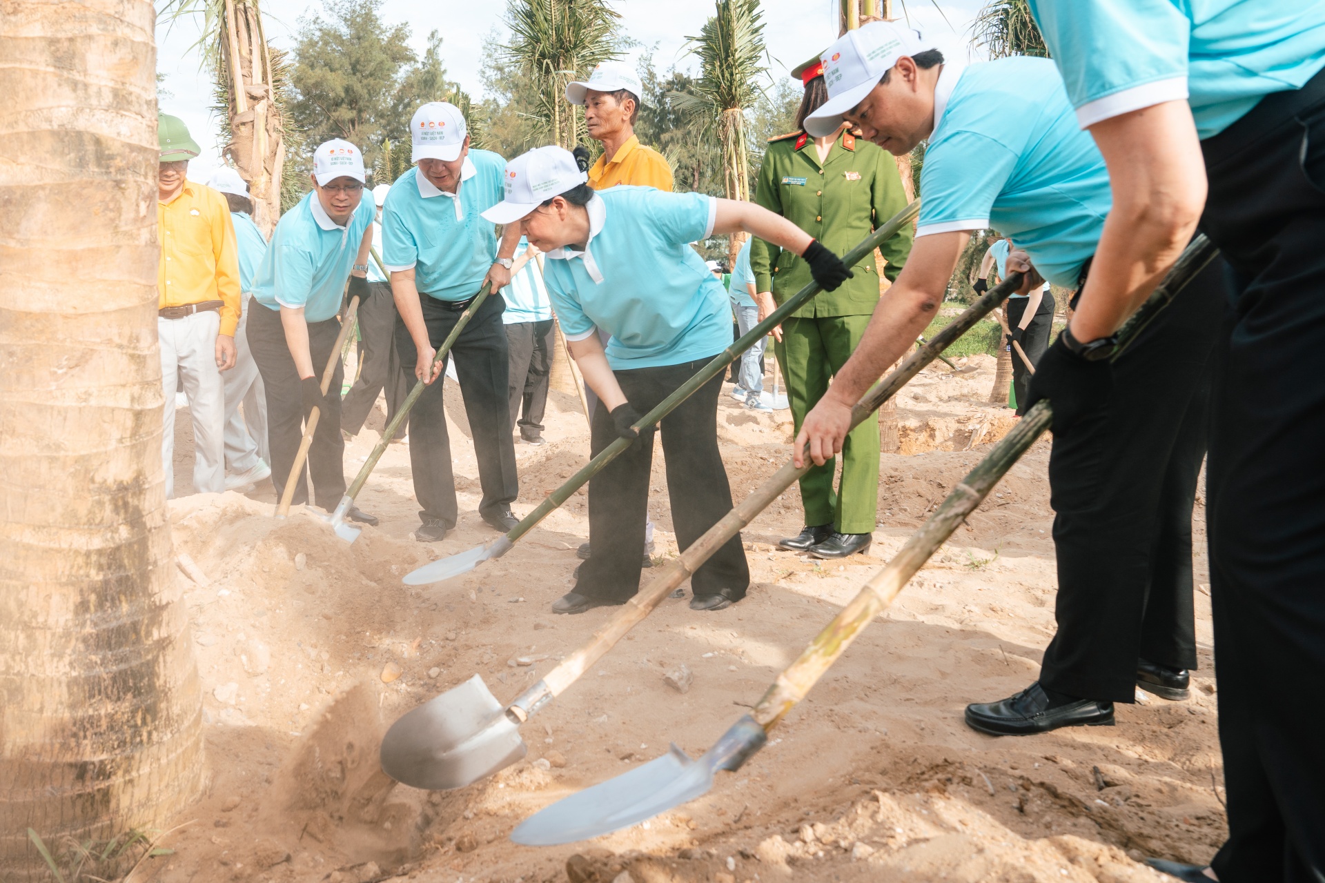 tổ chức trồng 50 cây dừa, góp phần tạo cảnh quan xanh và nâng cao ý thức bảo vệ môi trường trong cộng đồng. tổ chức trồng 50 cây dừa, góp phần tạo cảnh quan xanh và nâng cao ý thức bảo vệ môi trường trong cộng đồng.