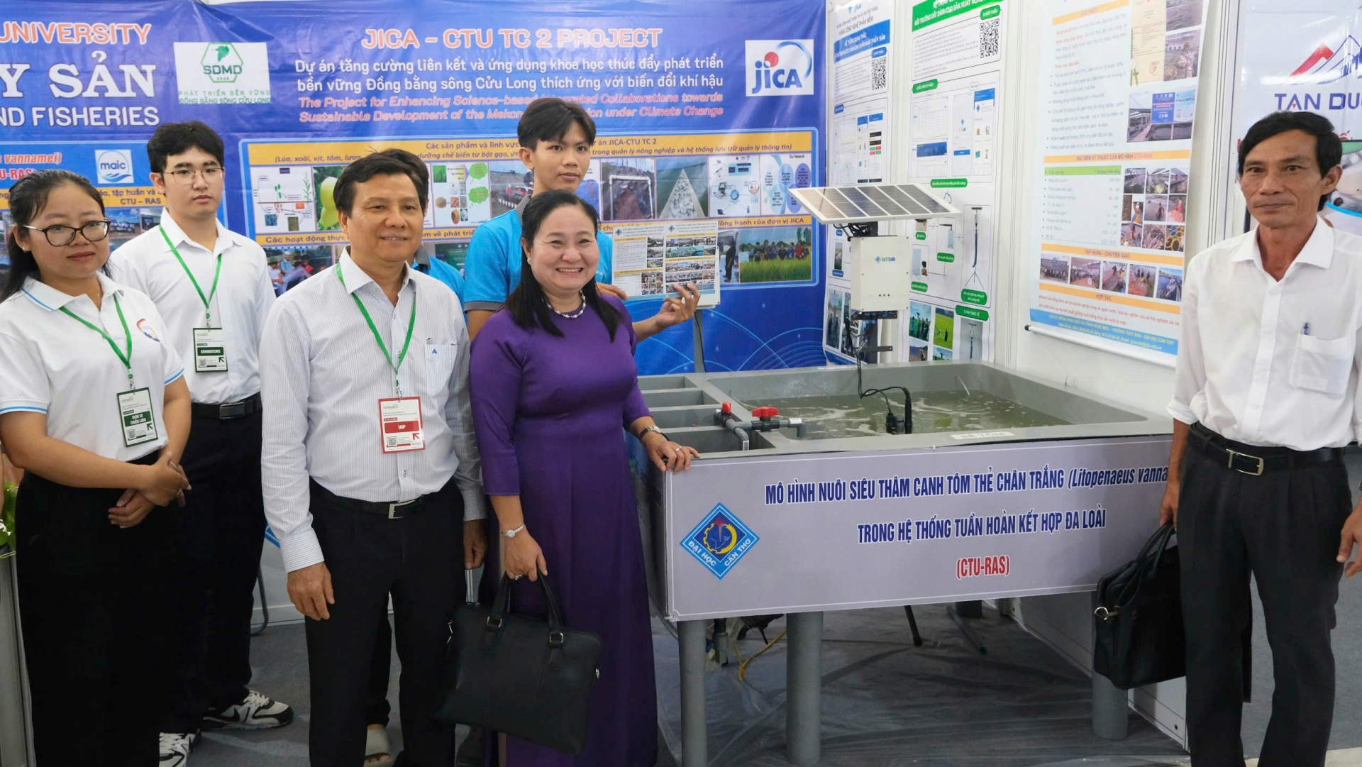 Công nghệ và mô hình sản xuất giảm phát thải trong nuôi trồng thủy sản được giới thiệu tại Cần Thơ