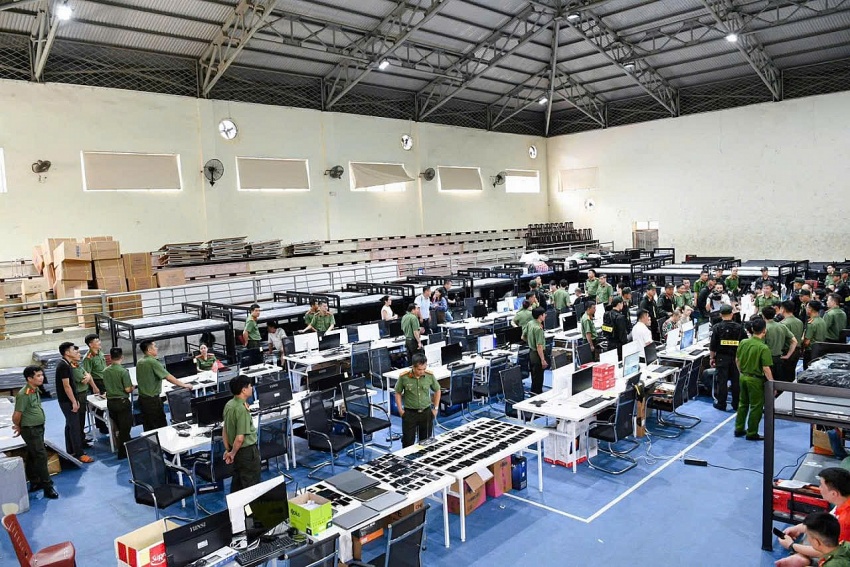 Phú Thọ: Lực lượng Công an tỉnh kịp thời phát hiện, ngăn chặn, vô hiệu hóa đường dây sử dụng công nghệ cao lừa đảo xuyên quốc gia Phú Thọ: Lực lượng Công an tỉnh kịp thời phát hiện, ngăn chặn, vô hiệu hóa đường dây sử dụng công nghệ cao lừa đảo xuyên quốc gia